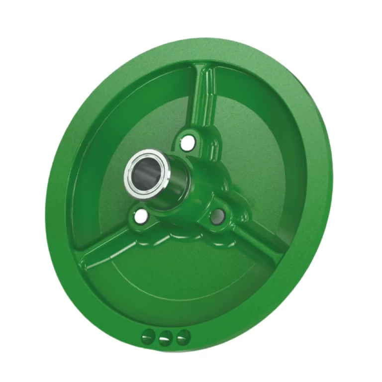 Semi-disco de acionamento do ventilador de limpeza em ferro fundido para John Deere – código AH205989 da CBS Parts