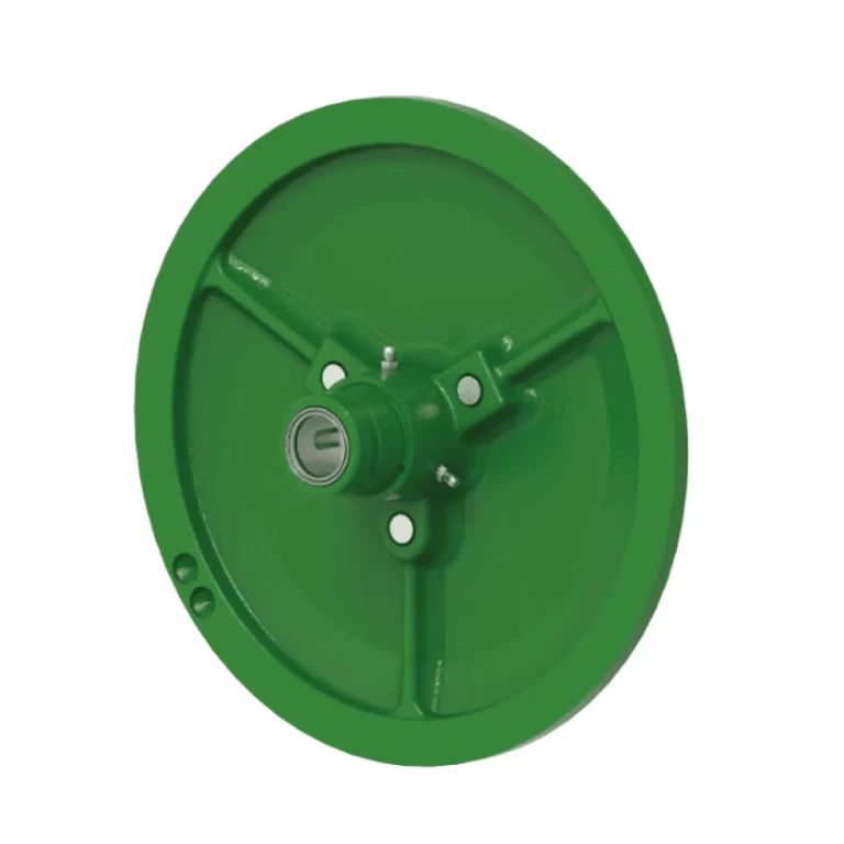 Semi-disco de acionamento do ventilador de limpeza em ferro fundido para John Deere – códigos AH233507, AH225971, H227528 da CBS Parts
