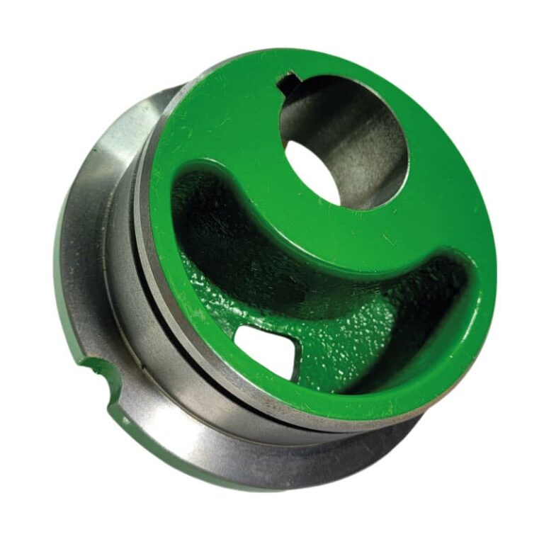 Cubo excêntrico da estrutura da peneira, lado esquerdo, em ferro fundido para John Deere – código H234547 da CBS Parts